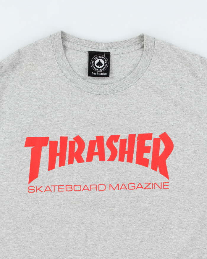 Vintage 2000's Thrasher Magazine Spell Out Logo T-Shirt - M