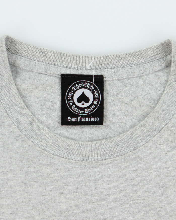 Vintage 2000's Thrasher Magazine Spell Out Logo T-Shirt - M