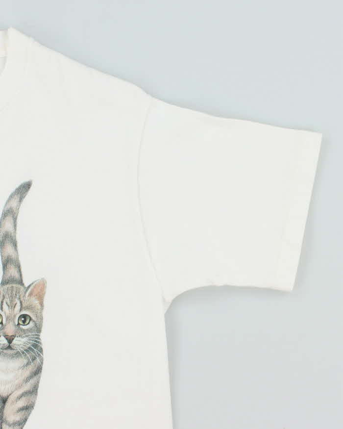 Vintage 90's Three Mouse Cats Graphic T-Shirt - M