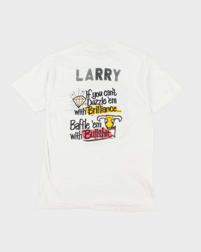 Vintage 90's Mushroom Comedy Graphic T-Shirt - L