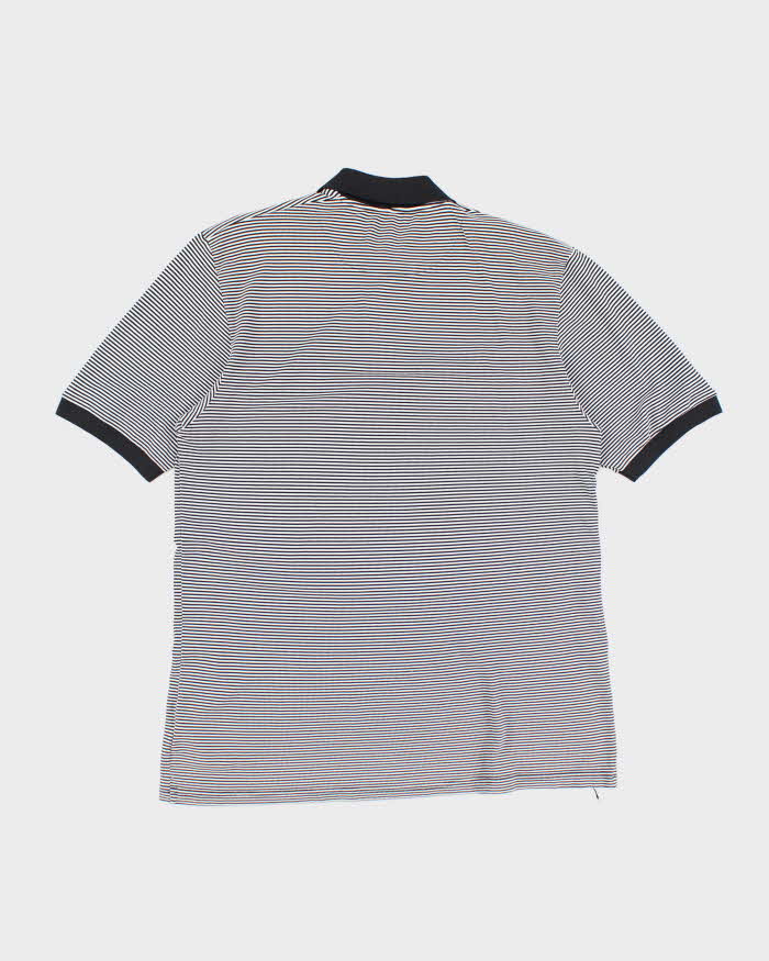 Vintage 2000's Burberry Golf Striped Lightweight Polo Shirt - M