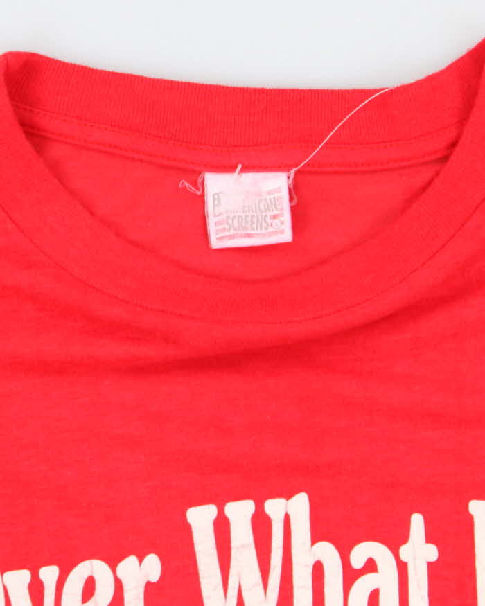 Vintage 90s Over What Hill? Single Stitch T-shirt - L