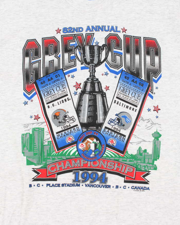 Vintage 90s CFL CRey Cup Single Stitch T-shirt - L