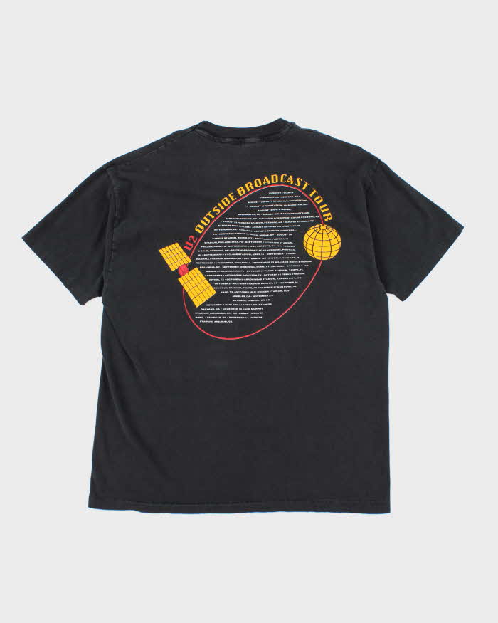 Vintage 90s U2 Zoo TV Outside Broadest Single Stitch T-shirt - XL