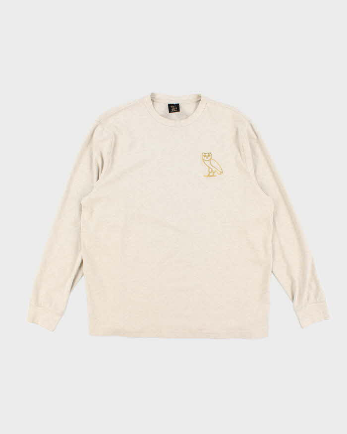 October's Very Own Owl Logo Long-sleeved T-Shirt - XXL