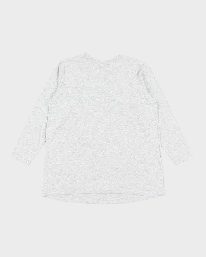 Vintage 90's Disney Big Mickey Heart Graphic Long-sleeve T-Shirt - M