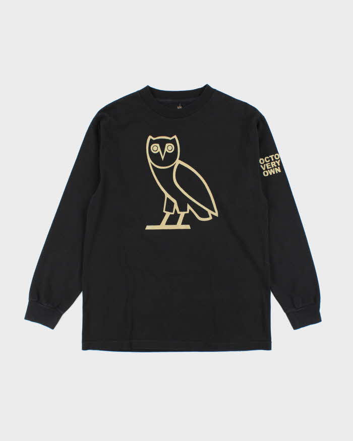 Octobers Very Own Owl Centre Logo Long-sleeved T-Shirt - M