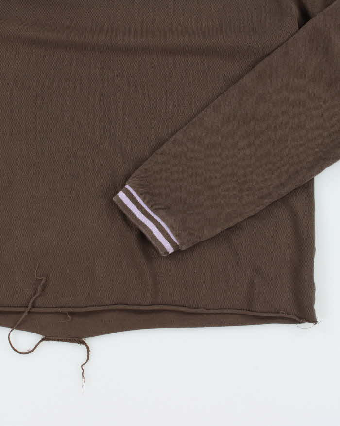 Vintage Stussy Small Embroidered Logo Long-sleeve T-Shirt - L