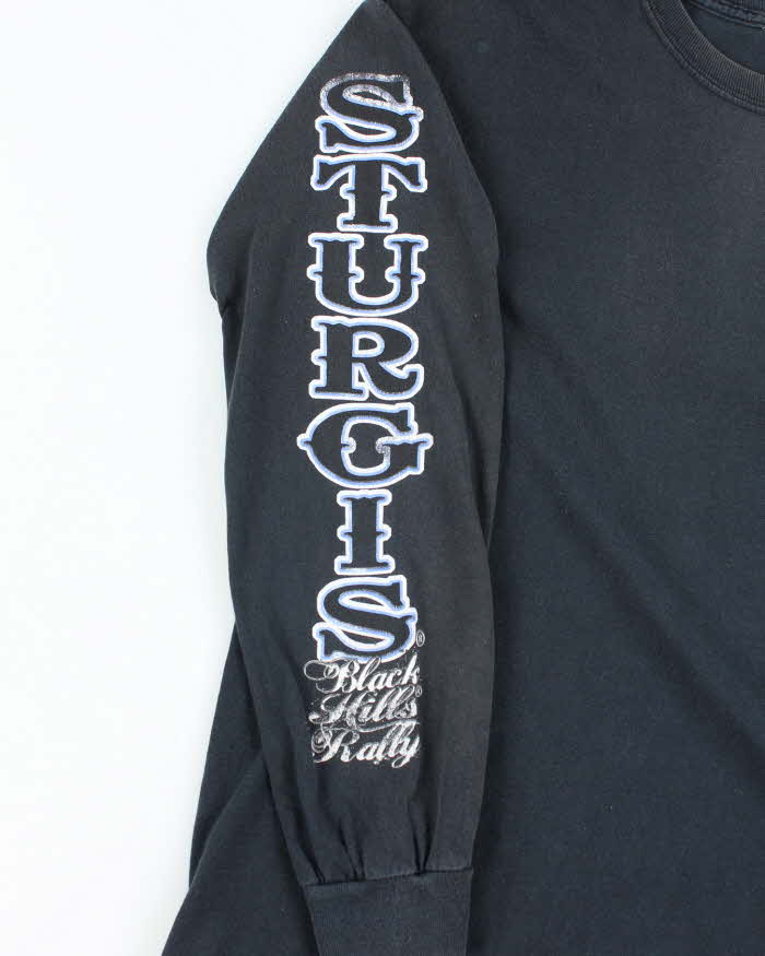 Vintage 2000's Sturgis Anniversary Black Hill Rally Long-sleeve T-Shirt - M