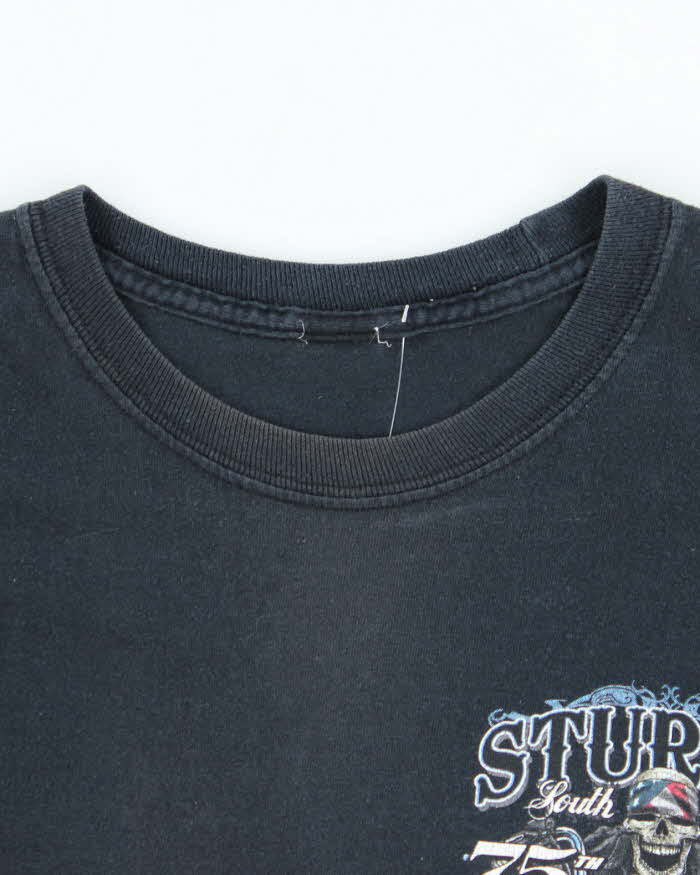 Vintage 2000's Sturgis Anniversary Black Hill Rally Long-sleeve T-Shirt - M
