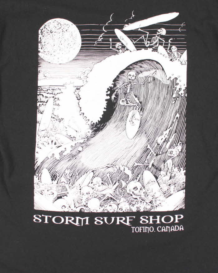 Vintage Gothic Graphic Long-sleeve T-Shirt - L