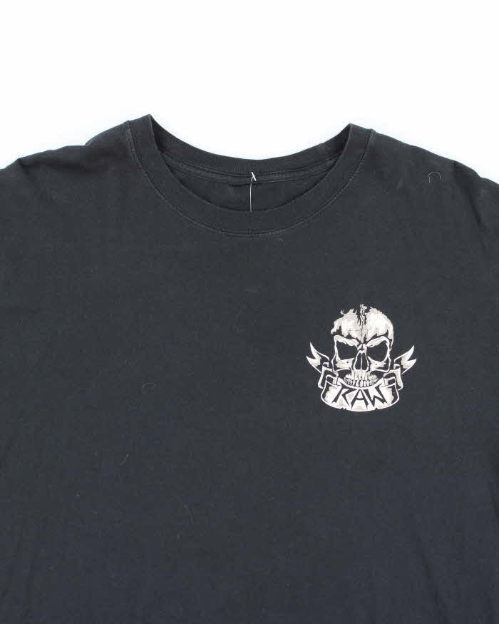Vintage 2000's RAW Gothic Graphic Print Long-sleeve T-Shirt - L