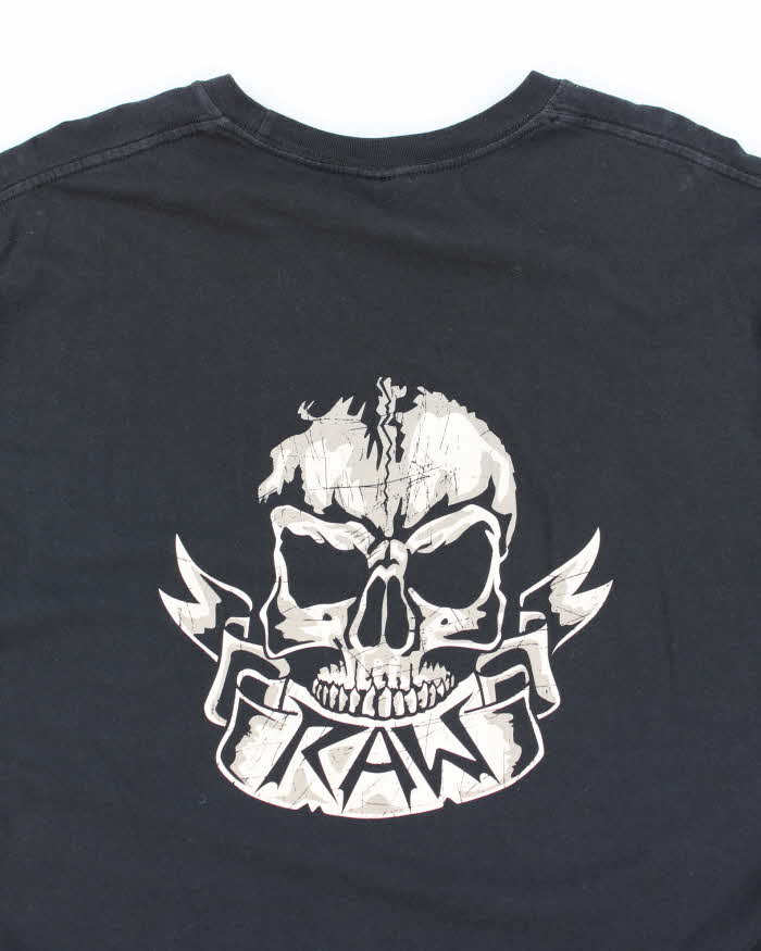 Vintage 2000's RAW Gothic Graphic Print Long-sleeve T-Shirt - L