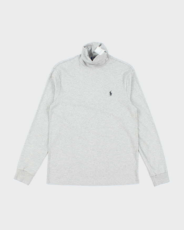 Vintage 2000's Ralph Lauren Lightweight Roll Neck Long-sleeve T-Shirt - M