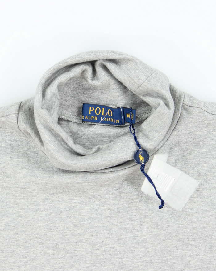 Vintage 2000's Ralph Lauren Lightweight Roll Neck Long-sleeve T-Shirt - M