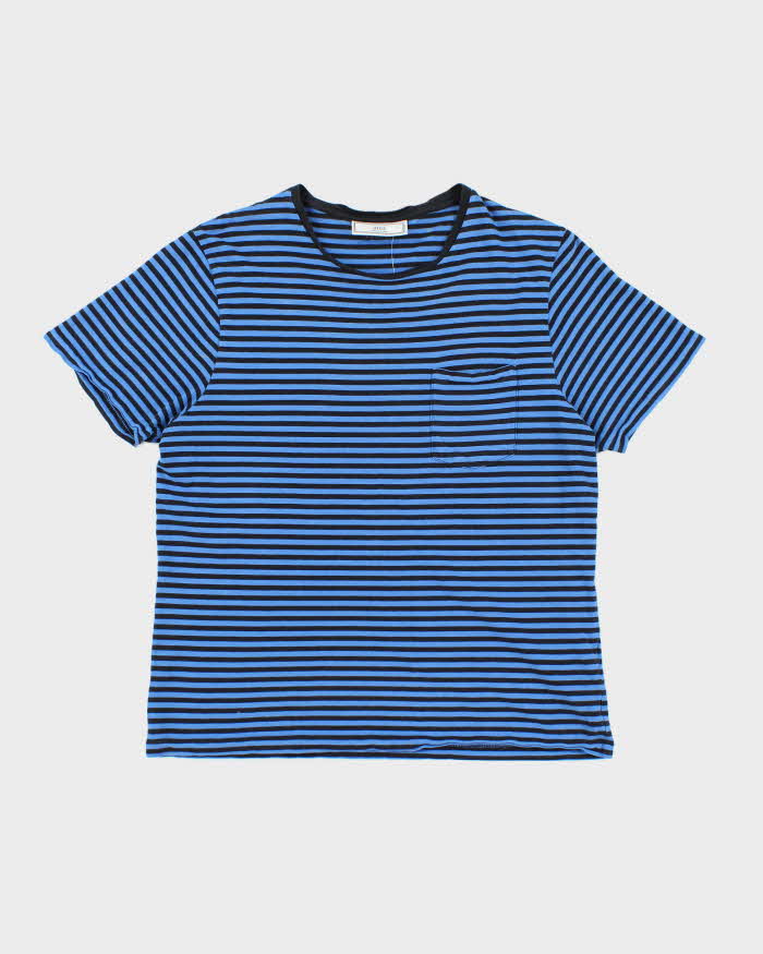 Vintage 2000's AMI Striped Lightweight T-Shirt - M