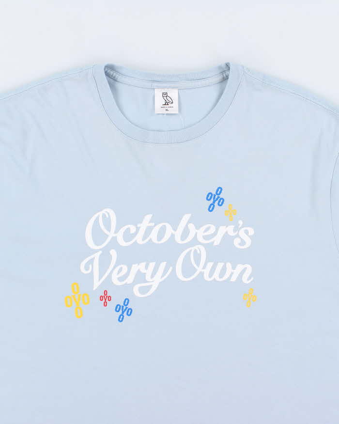Men's Light Blue October's Very Own Light Blue T-Shirt - XL