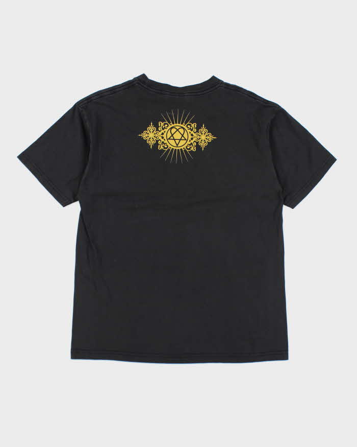 2006 Black Cotton HIM Band T-Shirt - L