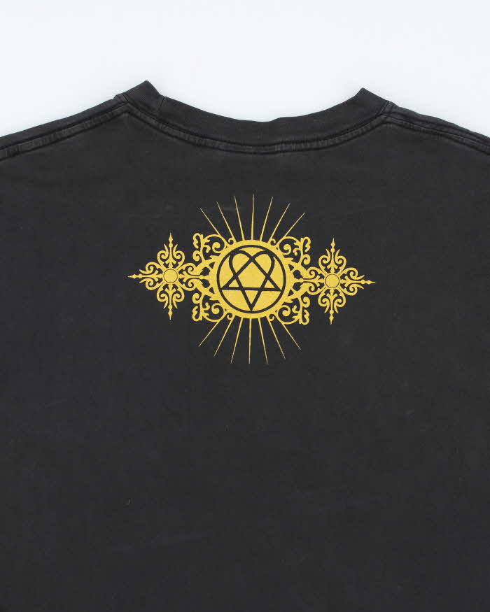 2006 Black Cotton HIM Band T-Shirt - L