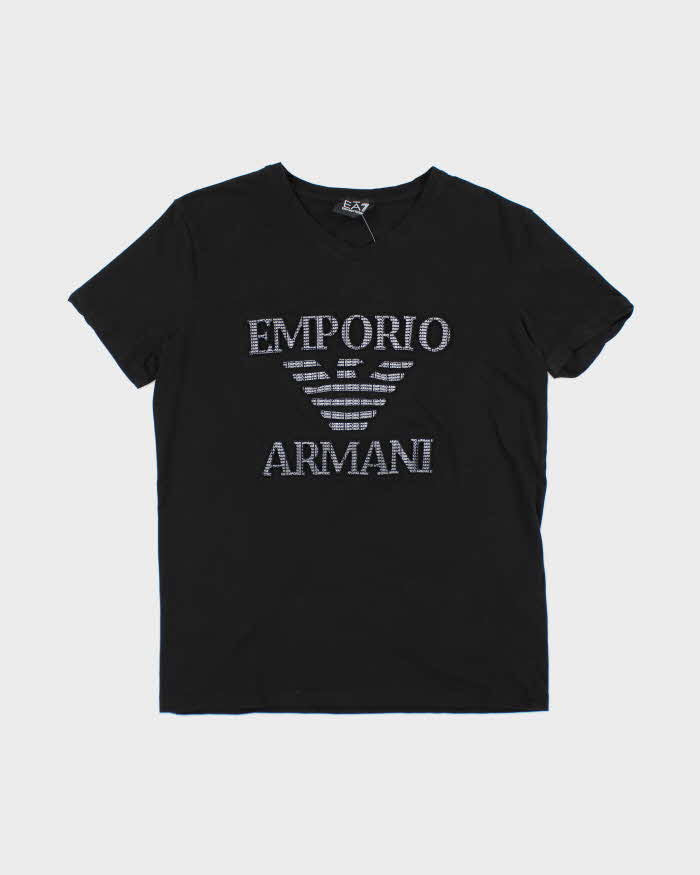 vintage 00s 〜 emporio armani ゴーグルサングラス 2000s Emporio Armani Black Zip-Up Blazer S| Bohème Vintage