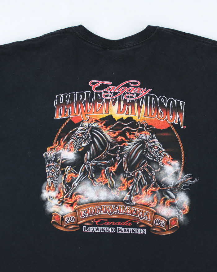 Vintage Harley Davidson Save a Horse Graphic T-Shirt - XXL