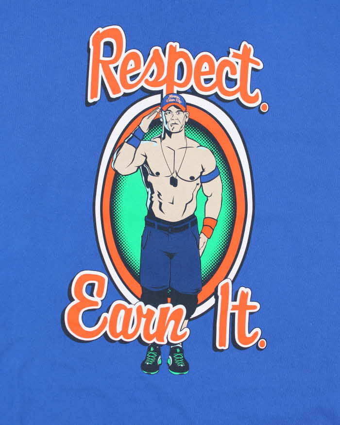 Vintage WWE John Cena Repect - Earn It Graphic T-Shirt - XL