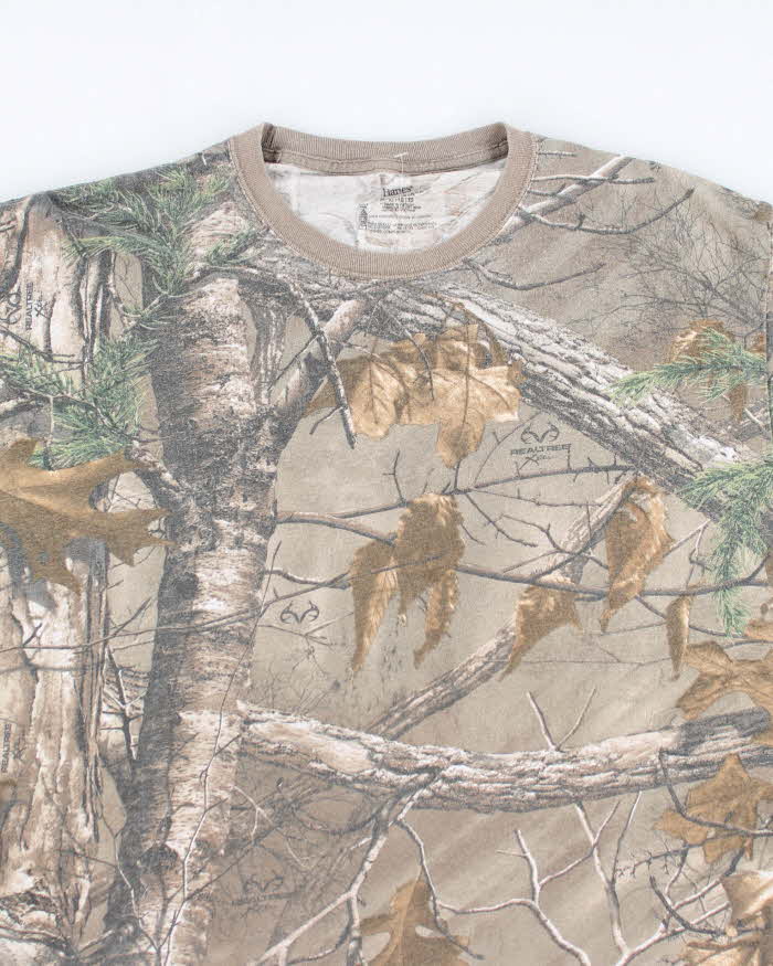 Vintage 2000's Real Tree Camouflage T-Shirt - XL