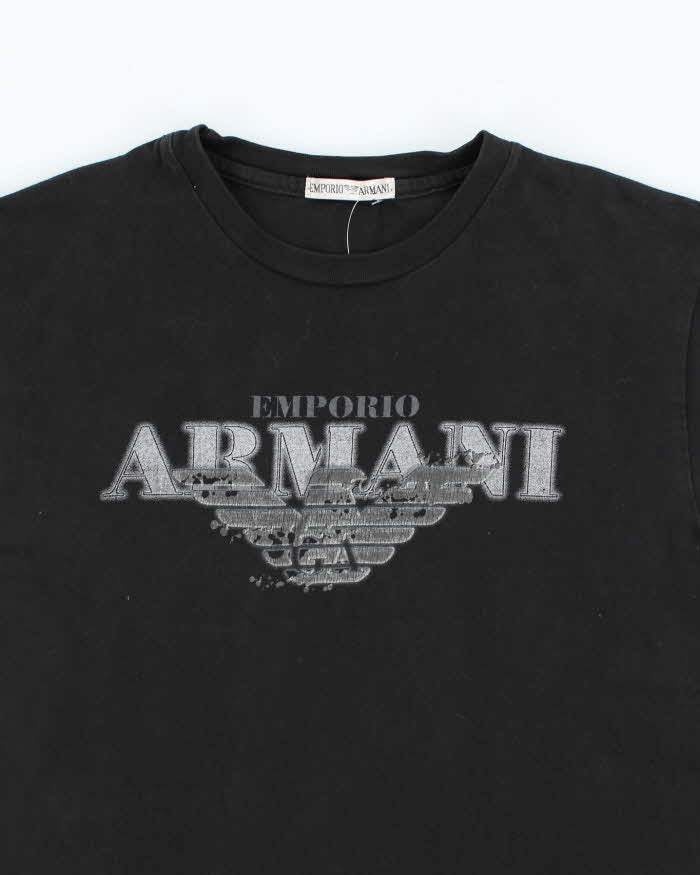 Vintage Y2K Emporio Armani Graphic Print T-Shirt - L