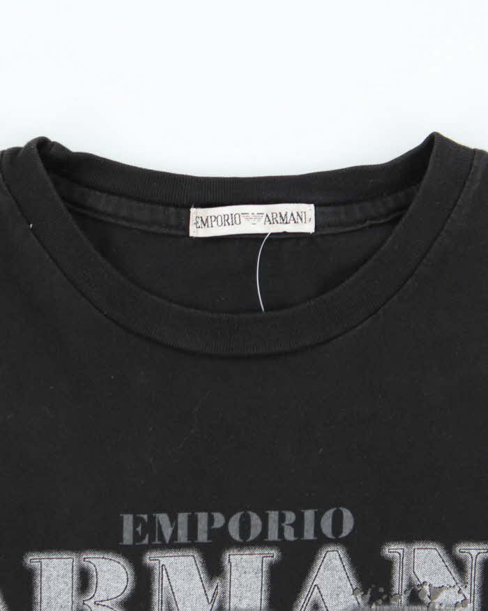 Vintage Y2K Emporio Armani Graphic Print T-Shirt - L