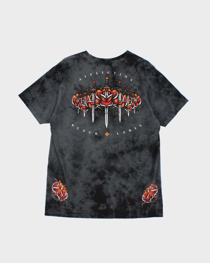 Vintage Y2K Affliction Black Label Graphic T-Shirt - L