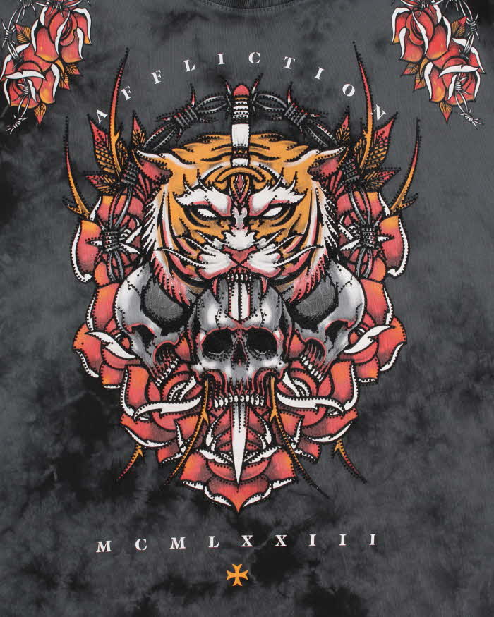 Vintage Y2K Affliction Black Label Graphic T-Shirt - L