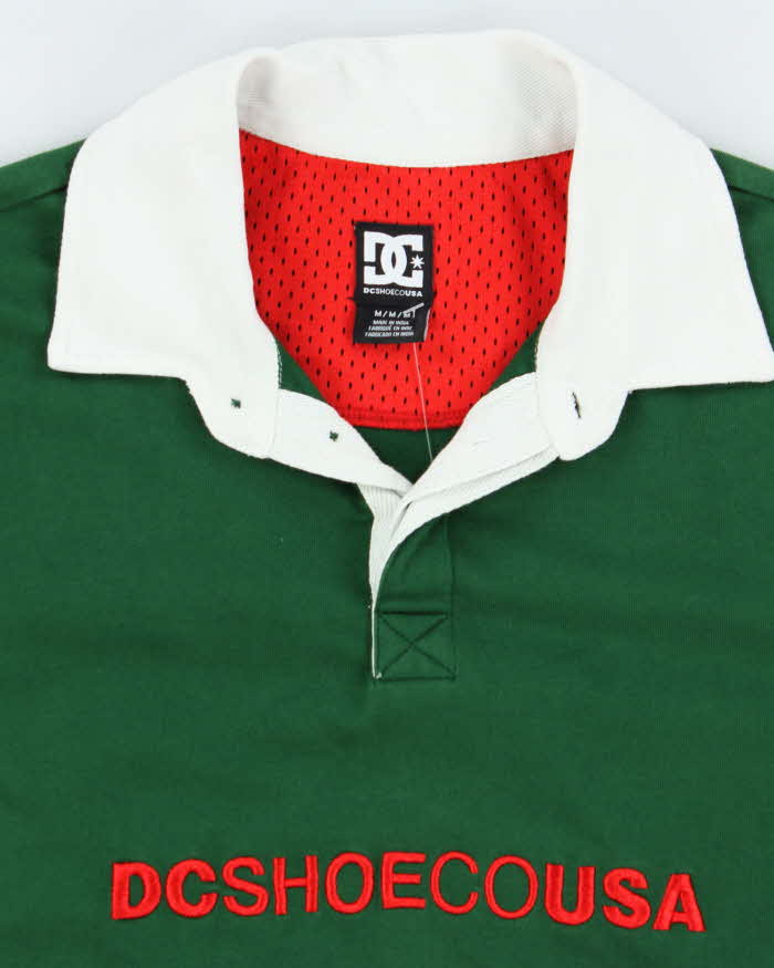 Vintage 2000's DC Shoe Co Embroidered Rugby Shirt - M