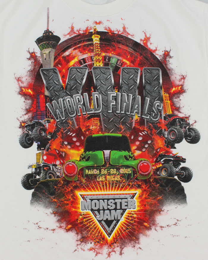 Vintage Monster Jam World Finals Graphic T-Shirt - M