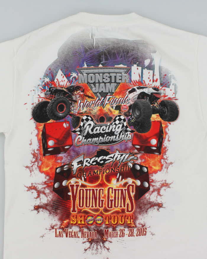Vintage Monster Jam World Finals Graphic T-Shirt - M
