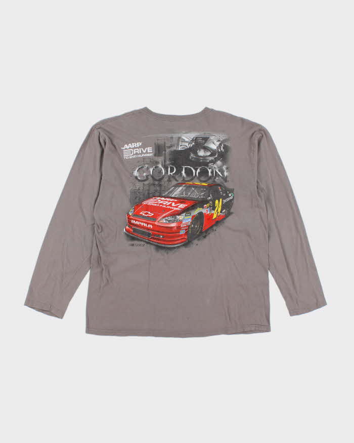 Vintage 2000's Chase Authentics Jeff Gordon Graphic Long Sleeve T-Shirt - L