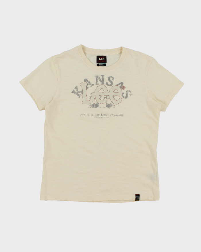 Vintage Lee Lightweight Spell Out Graphic T-Shirt - S