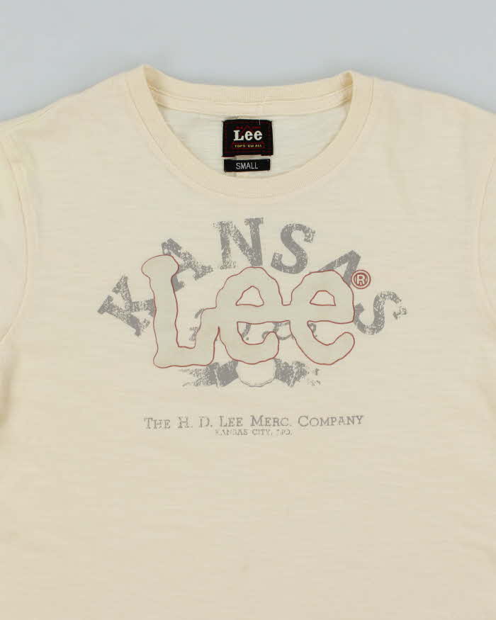 Vintage Lee Lightweight Spell Out Graphic T-Shirt - S