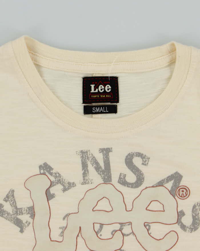 Vintage Lee Lightweight Spell Out Graphic T-Shirt - S