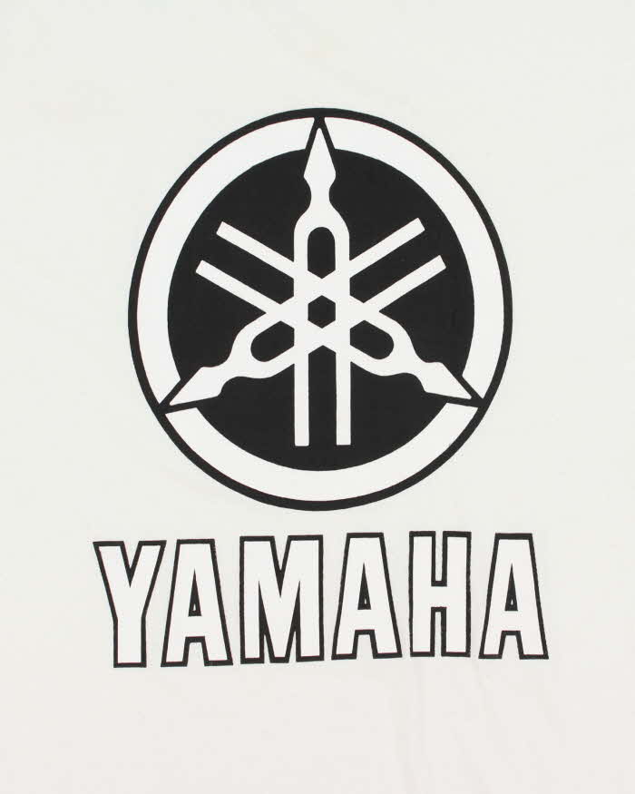 Vintage Y2K Yamaha Racing Spell Out Graphic T-Shirt - XL