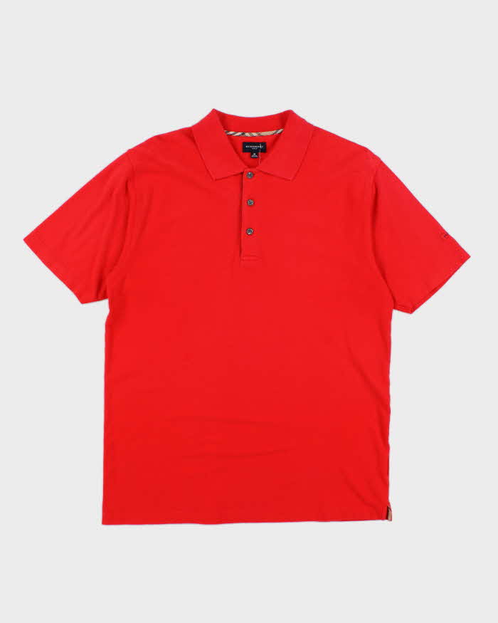 Vintage Y2K Burberry Golf Lightweight Polo Shirt - M