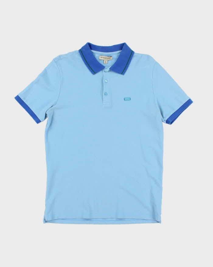 Vintage 2000's Burberry London Two Tone Polo Shirt - XL
