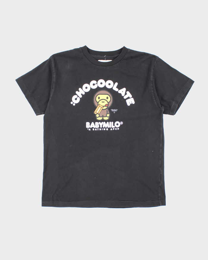 A Bathing Ape Baby Milo Black T-Shirt - XL