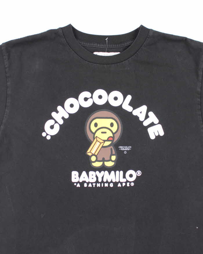 A Bathing Ape Baby Milo Black T-Shirt - XL