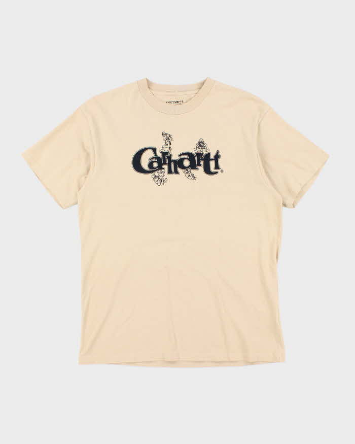 Carhartt Beige Classic Design T-Shirt - S
