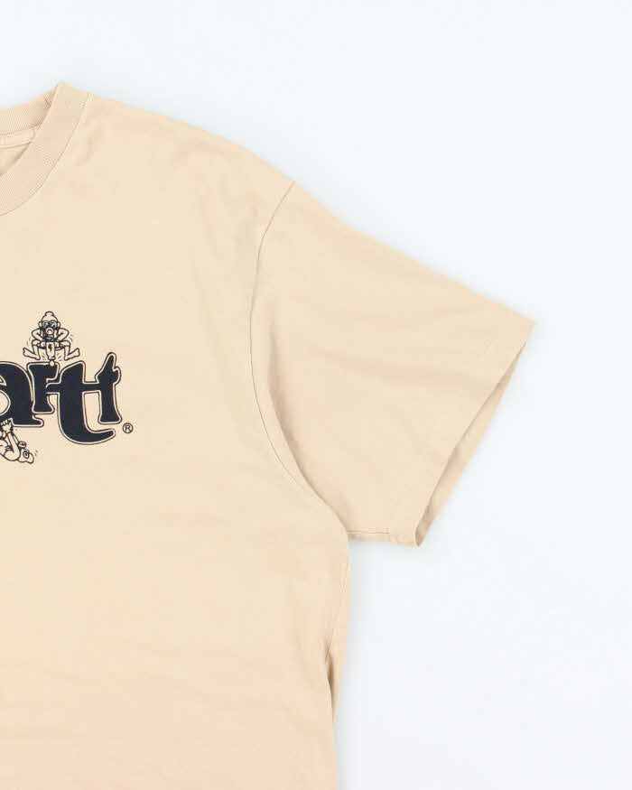 Carhartt Beige Classic Design T-Shirt - S