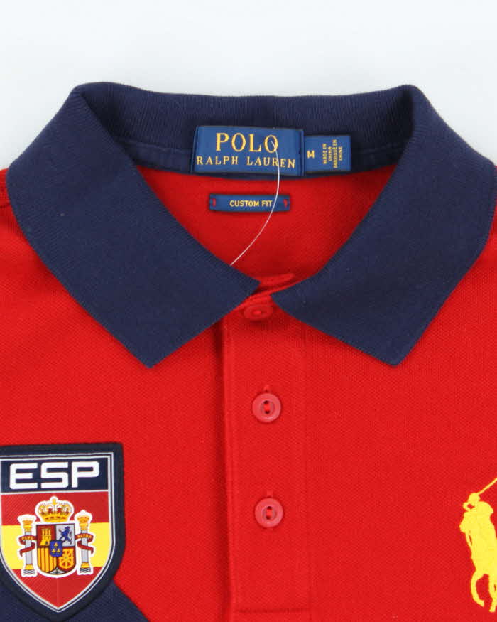 Vintage 2000's Ralph Lauren Espana Embroidered Polo Shirt - M