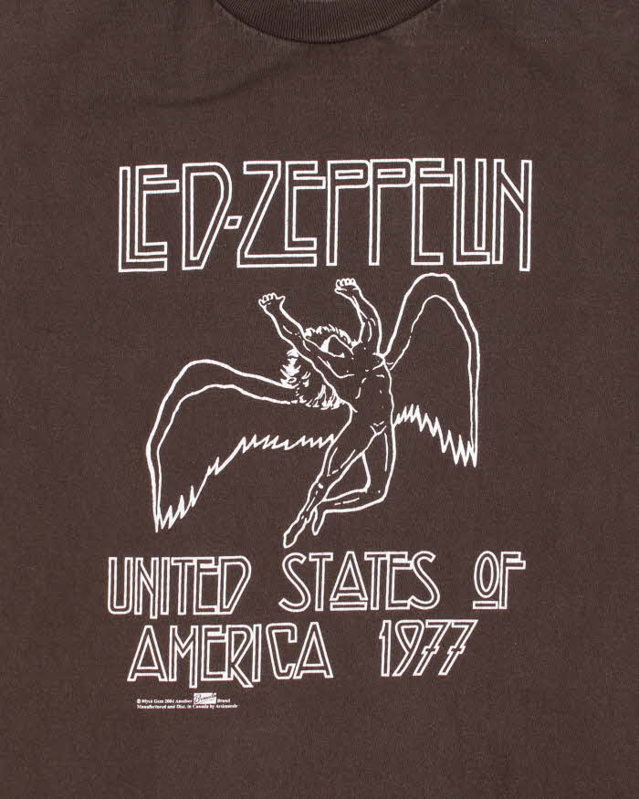 Vintage 2000's Led Zepplin Angel Graphic T-Shirt - XL