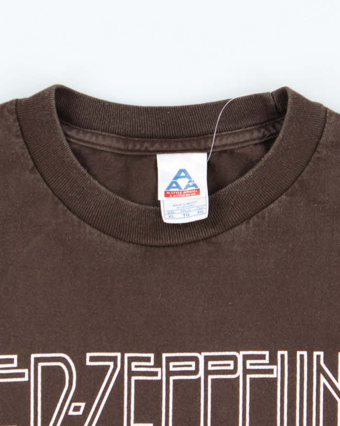 Vintage 2000's Led Zepplin Angel Graphic T-Shirt - XL