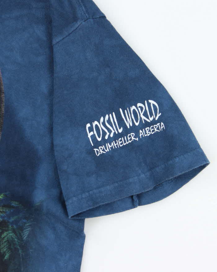 Vintage 2000's The Mountain Dinosaur Landscape Tie Dye T-Shirt - L