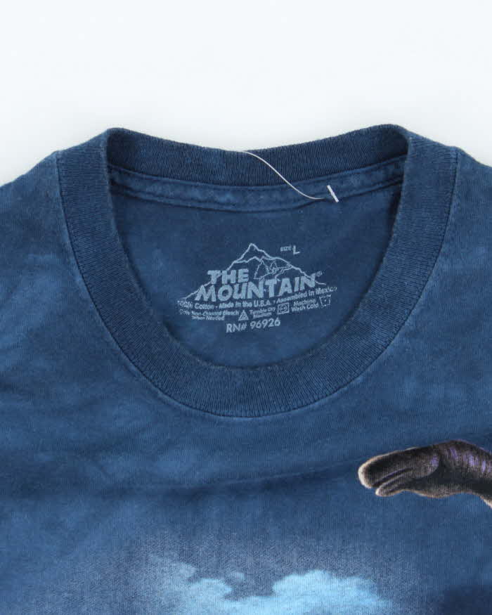 Vintage 2000's The Mountain Dinosaur Landscape Tie Dye T-Shirt - L